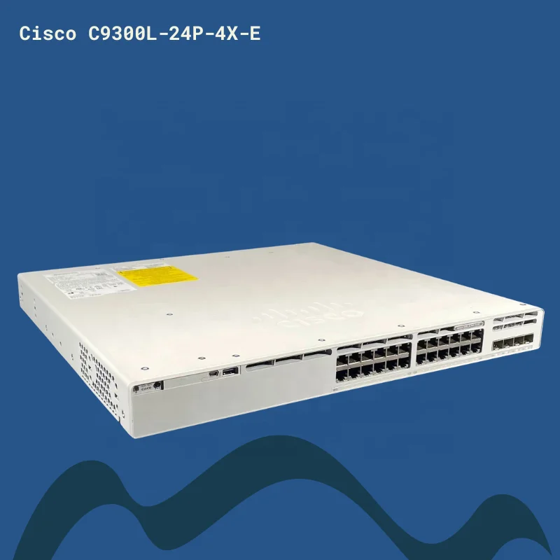 Layer 3 Switch 24 Port Sfp - Catalyst 9300L 시리즈 C9300L-24P-4X-E, 24포트 PoE