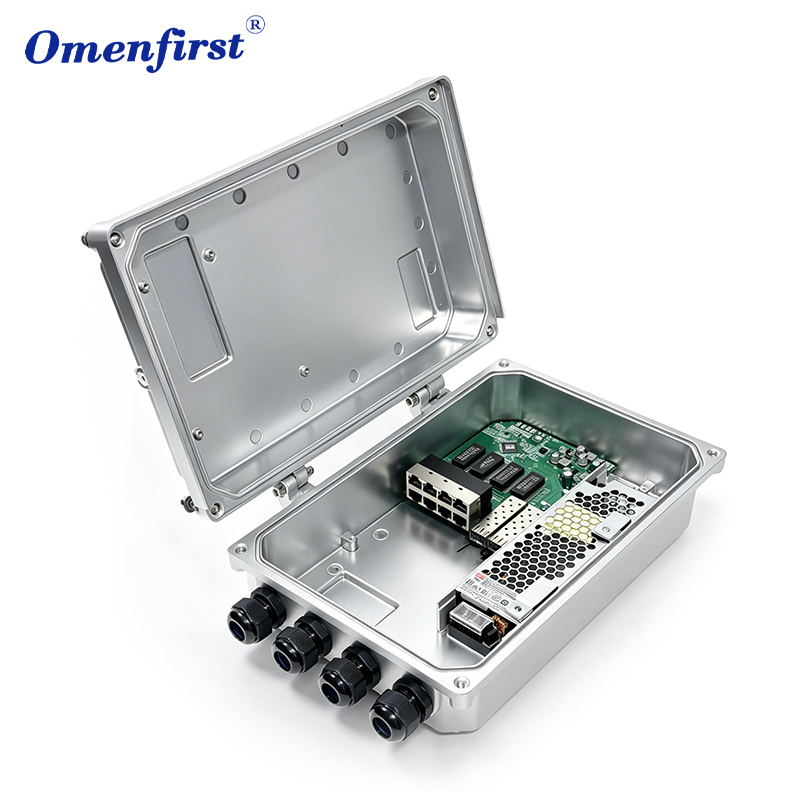 10G Sfp+ Switch 8 Port - IP67 등급의 방수 기능을 갖춘 8포트