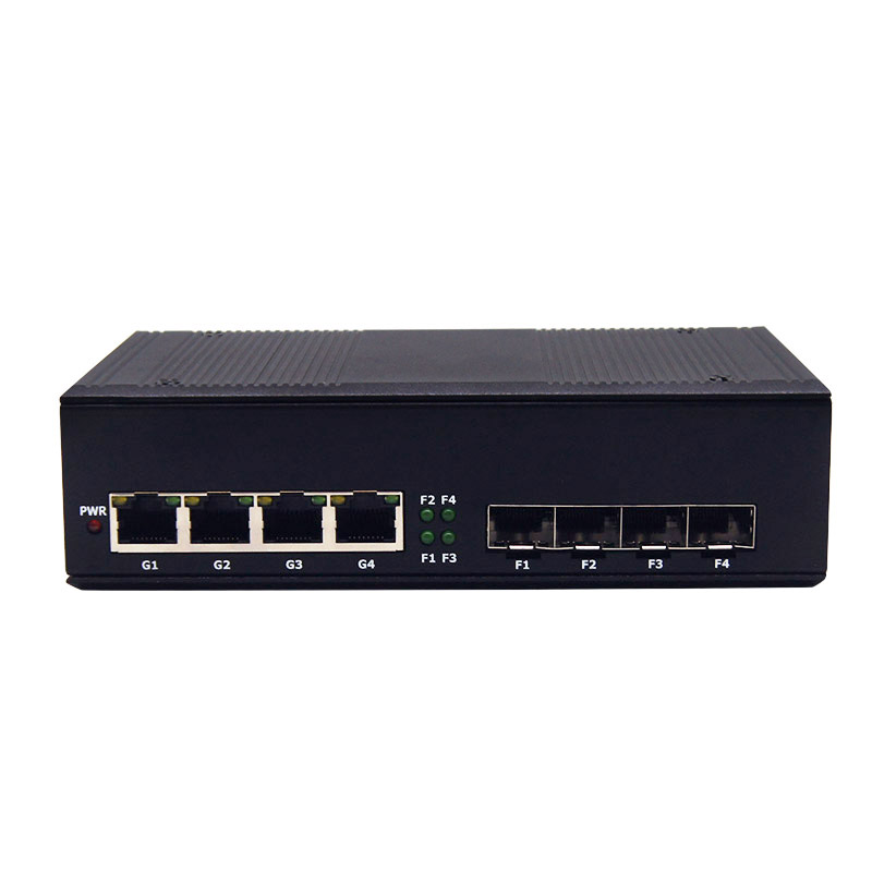 Industrial Switch Din Rail Gigabit - 산업용 DIN 레일 풀 기가비트 광섬유