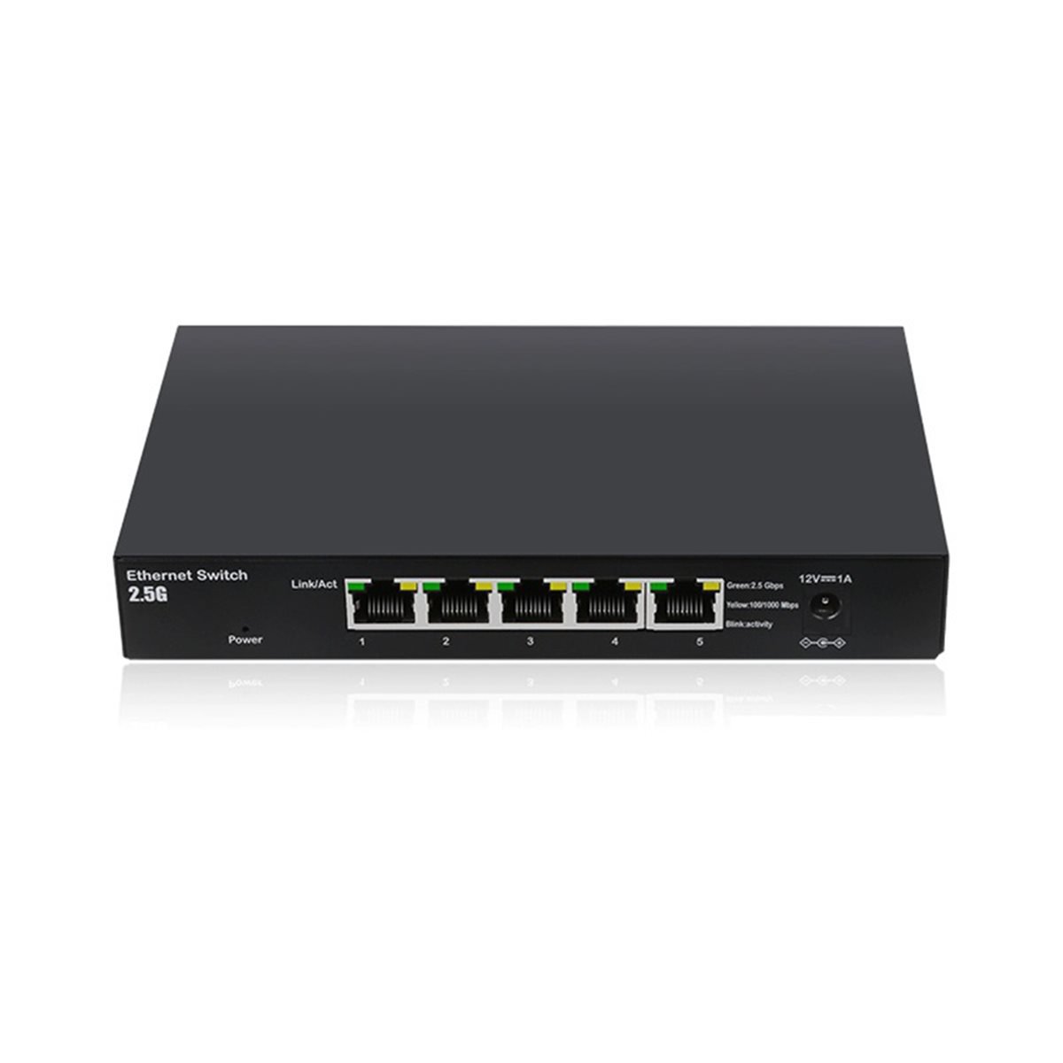 Switch 5 Port 2.5G Unmanaged - 5포트 2.5G 비관리형 이더넷 스위치 자동
