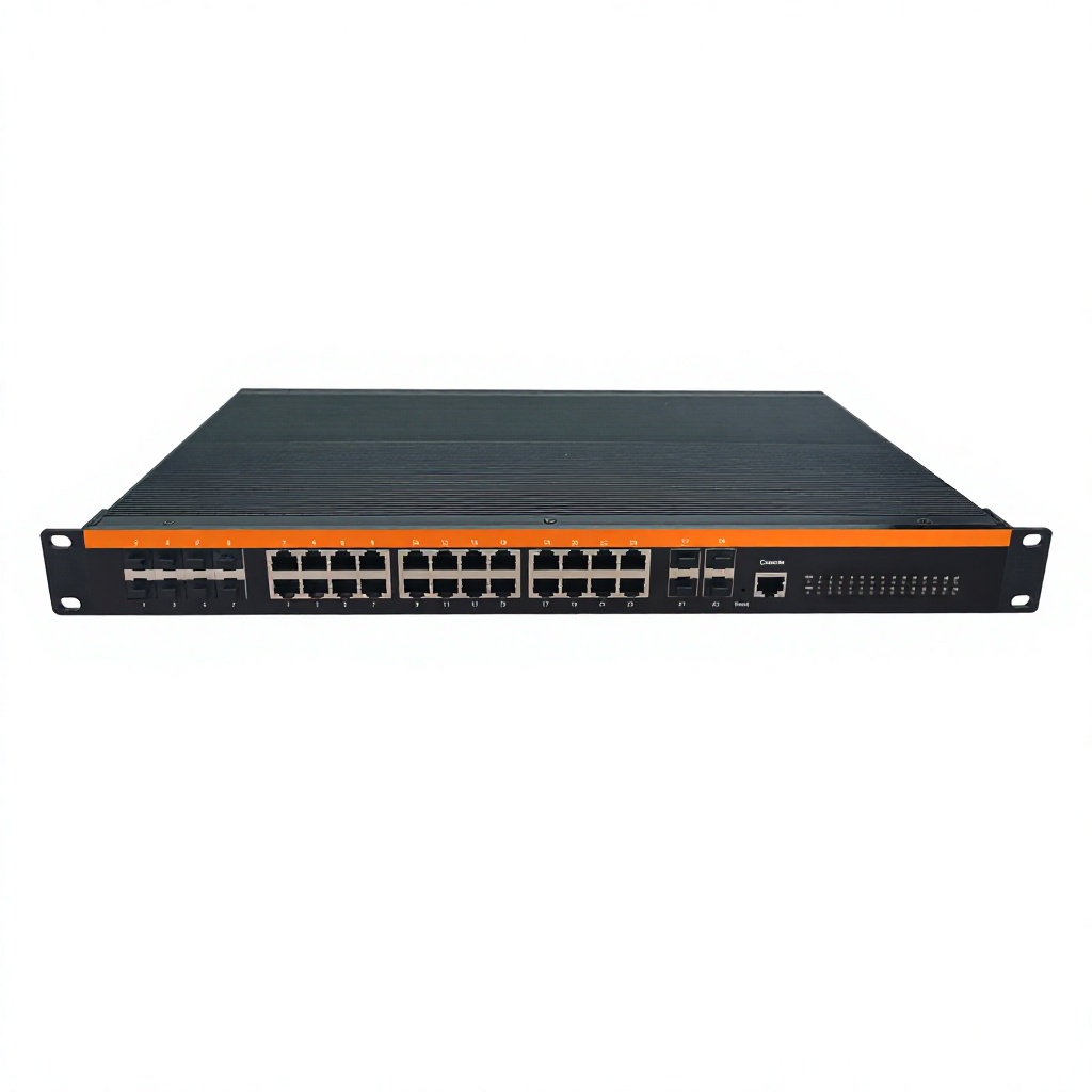 Layer 3 Switch 24 Port Sfp - 레이어 3 관리형 산업용 스위치, 4개의