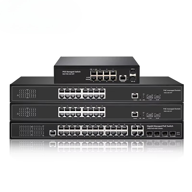 Poe Switch 16 Port 802.3At - 8포트 16/24/48포트 기가비트 802.3at PoE+ L2
