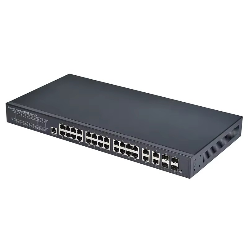 Managed Switch 24 Port Gigabit - PSE2444GCD-W 기가비트 POE 스위치(24포트 PoE, 강력한