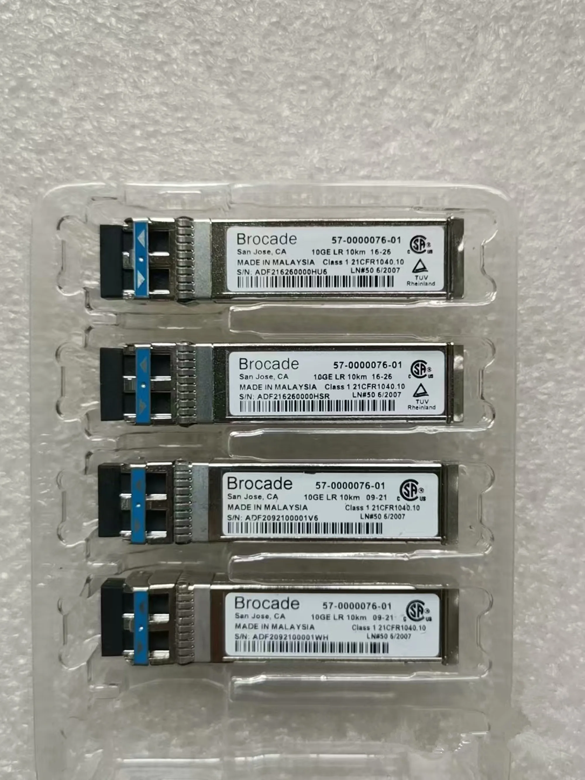 Sfp Module 10G Lr - 10G 광섬유 모듈, 브로케이드(Brocade) 57-0000076-01/10GE 10km