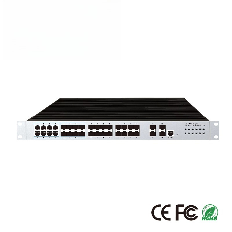 24개 SFP 포트 산업용 관리형 이더넷 스위치, 8개 - Switch 24 Port 10G Uplink 리뷰 및 가격
