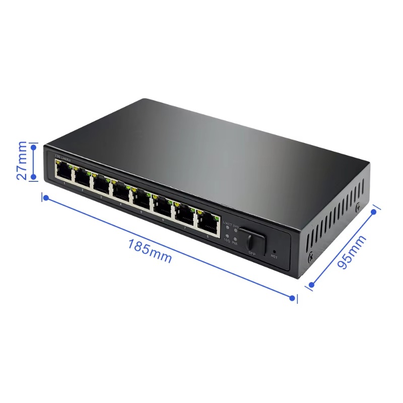 8포트 2.5G PoE 스위치 비관리형 120W + 1 - 8 Port 2.5G Switch Unmanaged 리뷰 및 가격