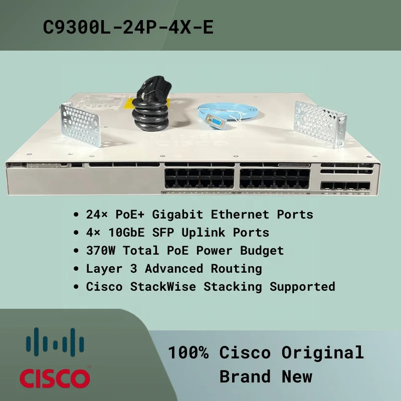 Catalyst 9300L 시리즈 C9300L-24P- - Layer 3 Switch 24 Port Sfp 리뷰 및 가격