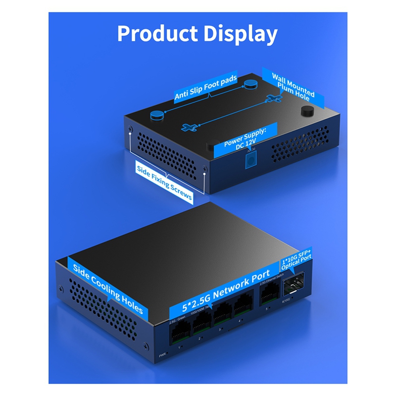 CJSD-2.5G 스위치 5 포트 2500Mbps 네트 - Switch 5 Port 2.5G Unmanaged 리뷰 및 가격