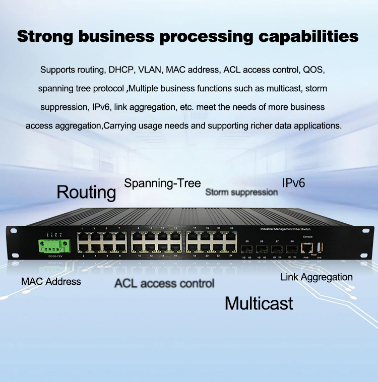19인치 랙 마운트 L3 관리형 산업용 이더넷 스위치  - Switch 24 Port 10G Uplink 리뷰 및 가격