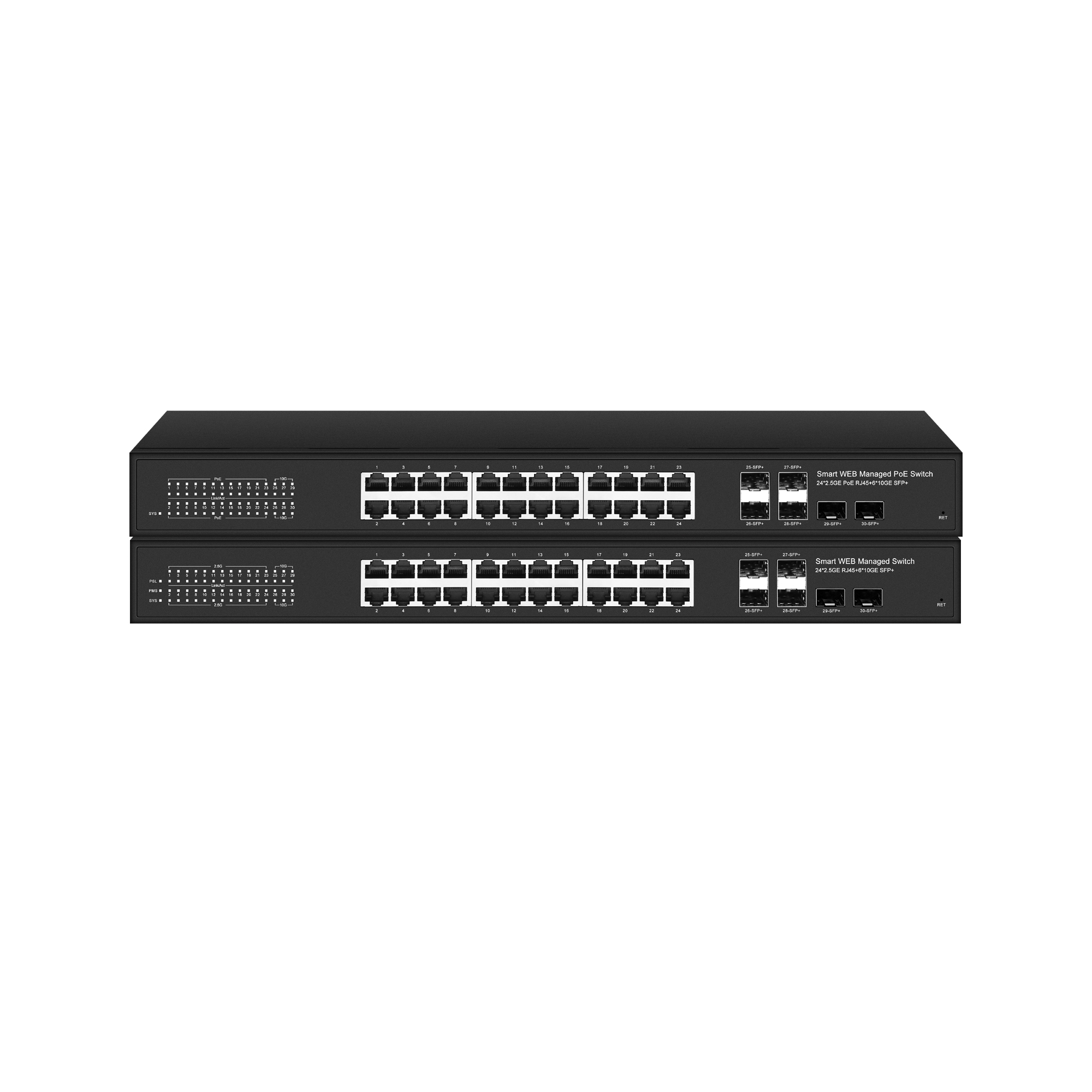 라이트 스마트 24 포트 2.5G POE 또는 비 관리 - Switch 24 Port 10G Uplink 리뷰 및 가격