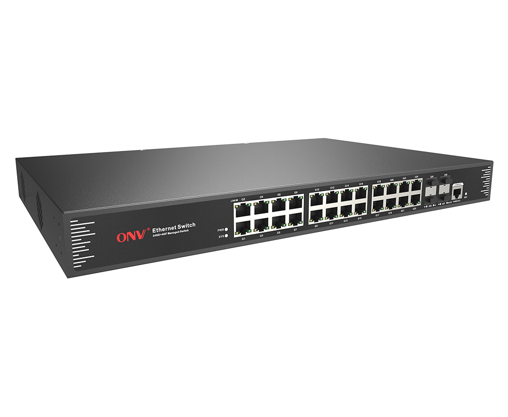 ONV 24포트 기가비트 L2+ 관리형 스위치, 4개의 - Managed Switch 24 Port Gigabit 리뷰 및 가격