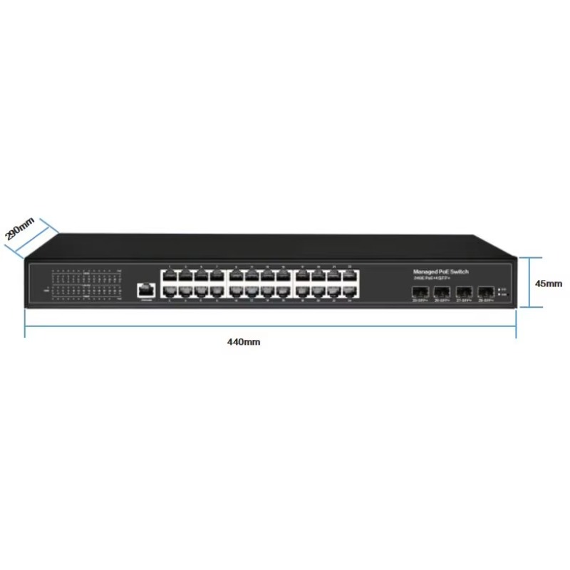 24포트 기가비트 PoE+ 레이어 3 관리형 이더넷 스 - Layer 3 Switch 24 Port Sfp 리뷰 및 가격
