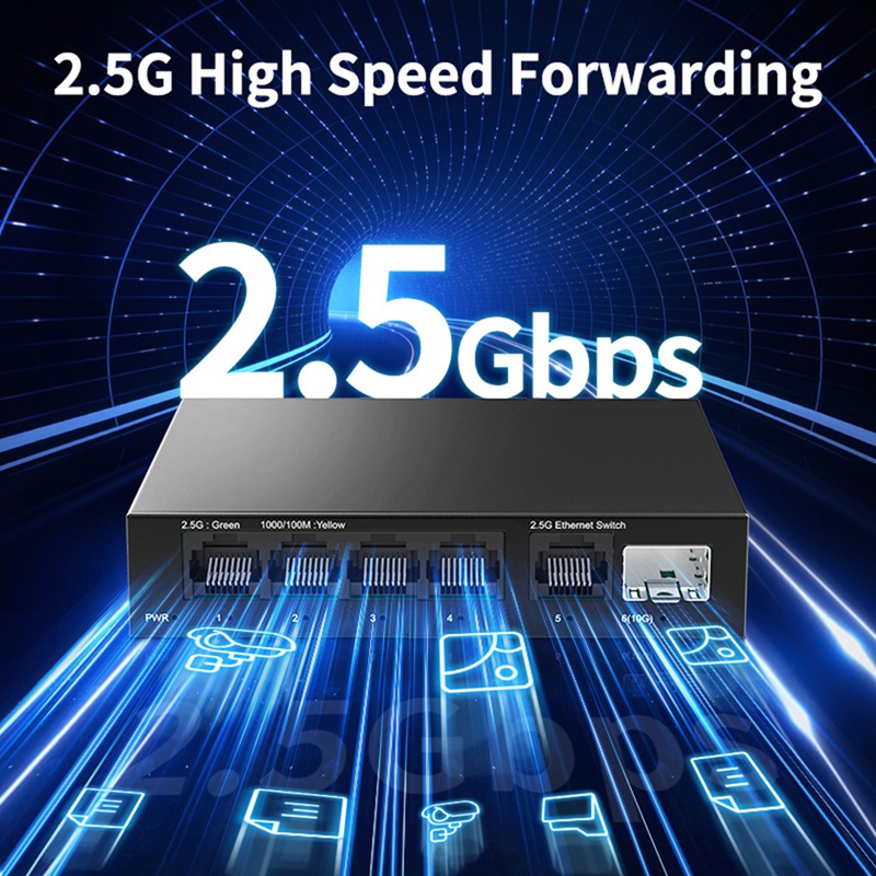 2.5G 스위치 5포트 2500Mbps 네트워크 스위치 - Switch 5 Port 2.5G Unmanaged 리뷰 및 가격