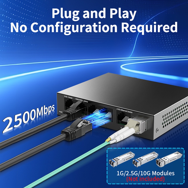 2.5G 스위치 5포트 2500Mbps 네트워크 스위치 - Switch 5 Port 2.5G Unmanaged 리뷰 및 가격