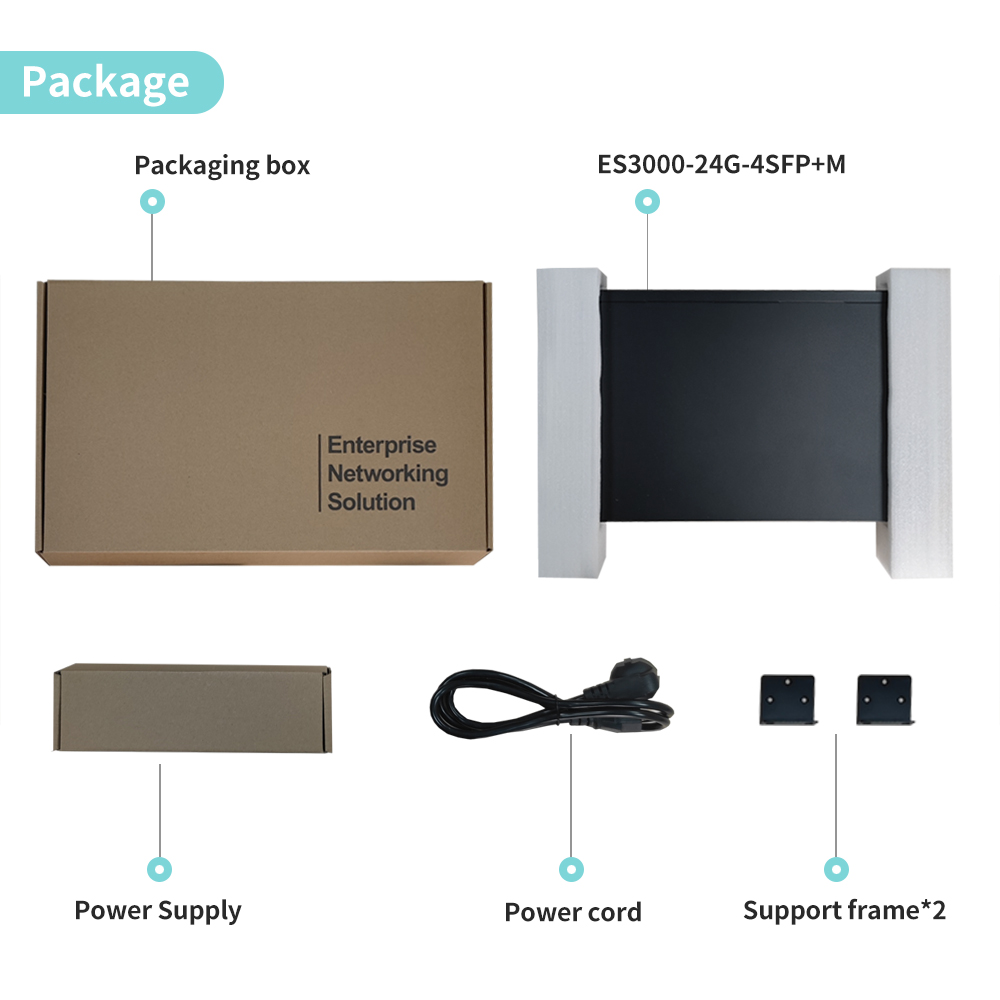 24포트 기가비트 이더넷 RJ45 포트와 4개의 10G - Network Switch Rack Mount 1U 리뷰 및 가격
