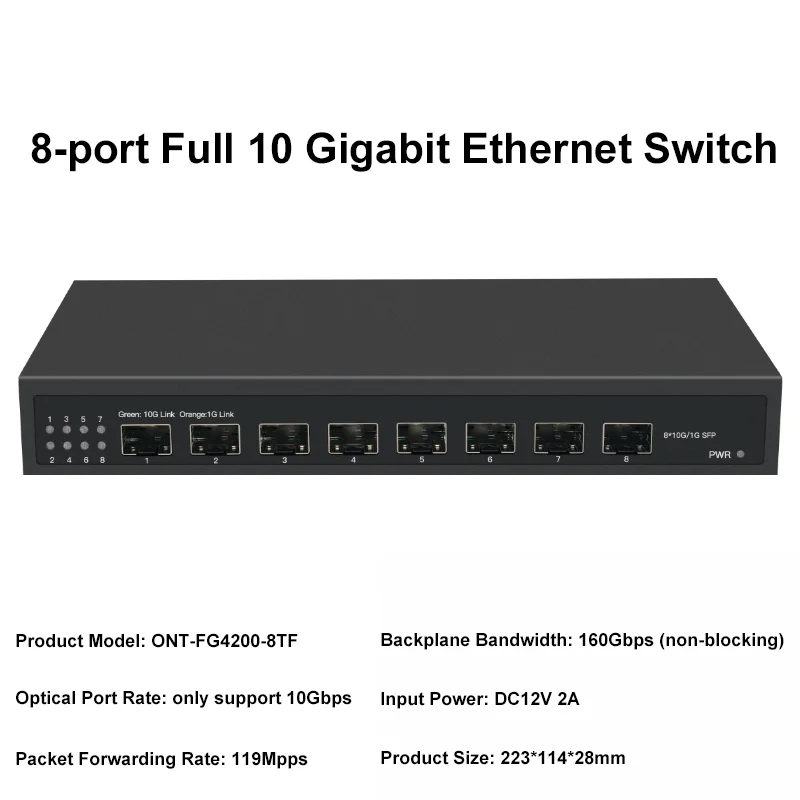 8포트 10G SFP+ 이더넷 스위치, 데스크톱용 비관 - 8 Port 2.5G Switch Unmanaged 리뷰 및 가격