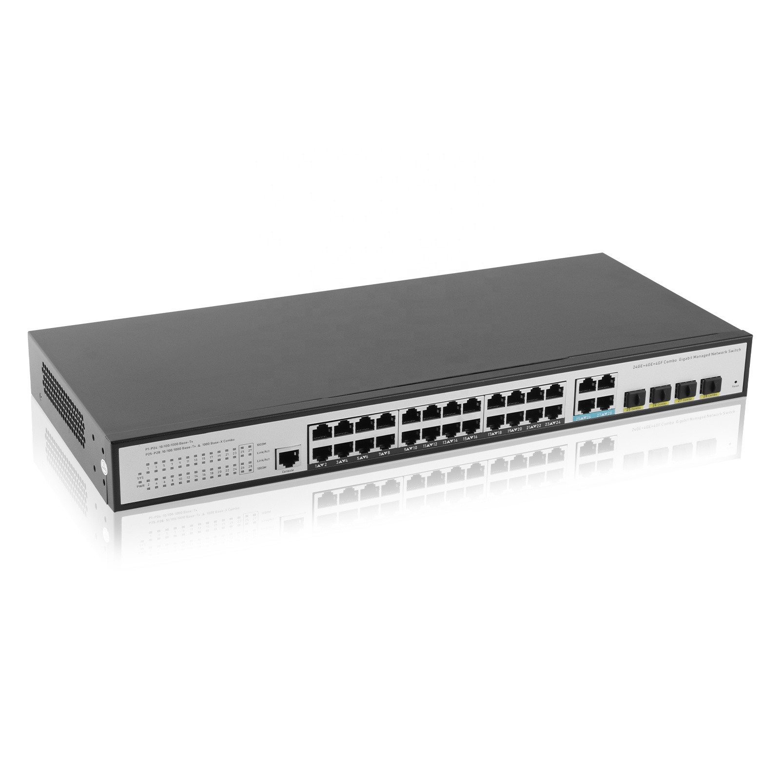 24GE 4SFP 4기가비트 업링크 L2 관리형 PoE - Network Switch Rack Mount 1U 리뷰 및 가격