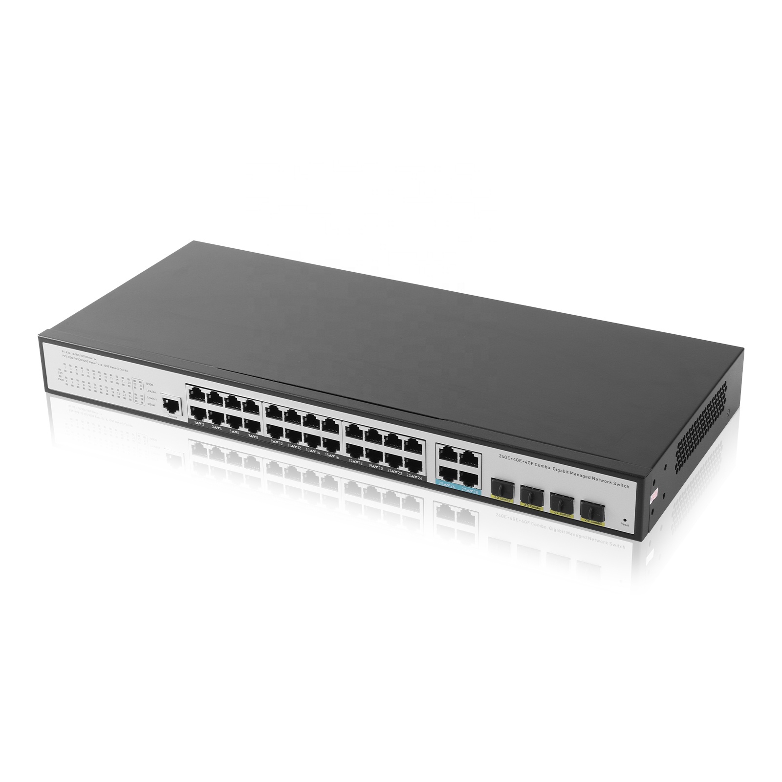 24GE 4SFP 4기가비트 업링크 L2 관리형 PoE - Network Switch Rack Mount 1U 리뷰 및 가격