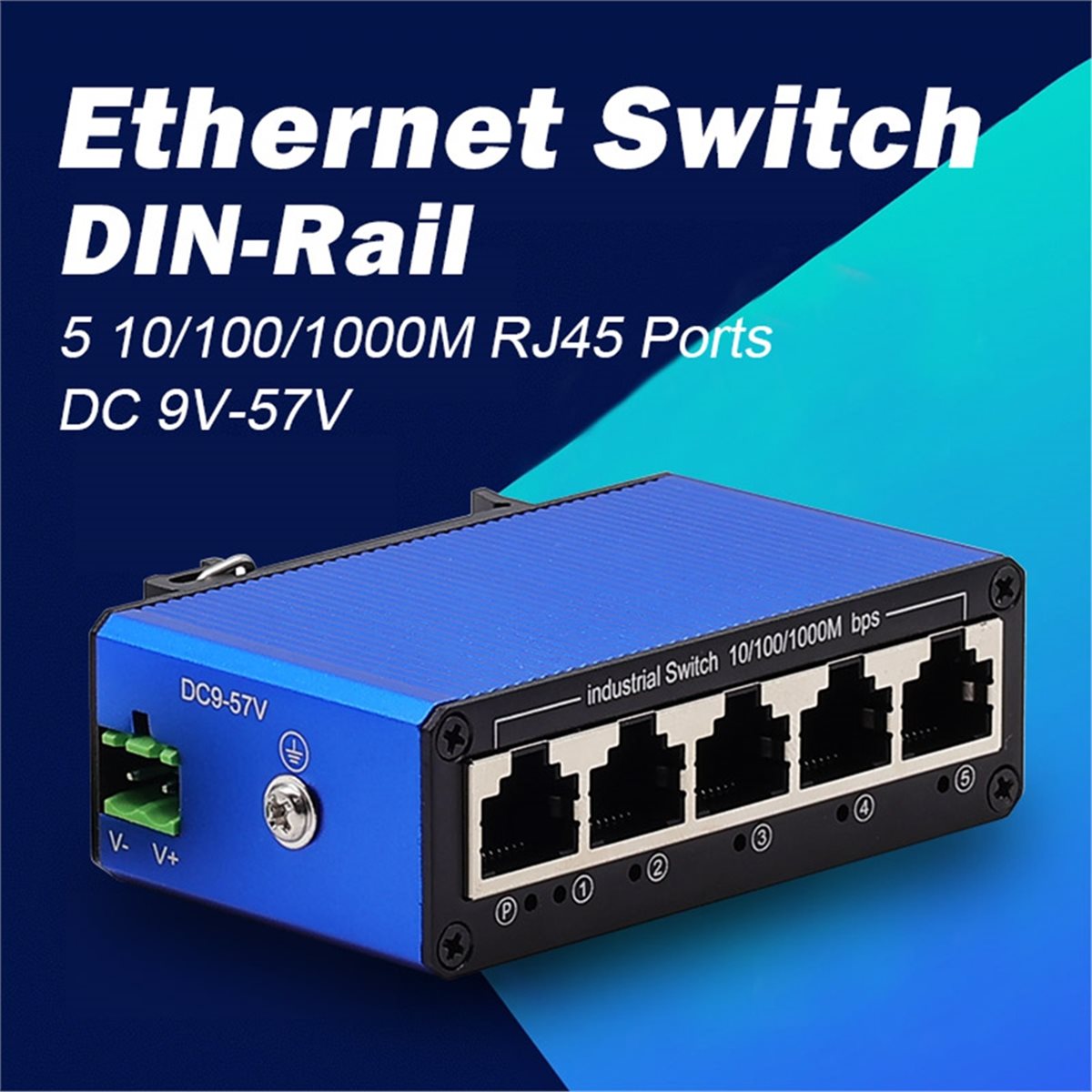 A64I 산업용 DIN 레일 10/100/1000M 5 - Industrial Switch Din Rail Gigabit 리뷰 및 가격