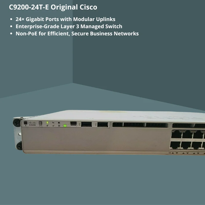 C9200-24T-E: 시스코 Catalyst 9200 - Managed Switch 24 Port Gigabit 리뷰 및 가격
