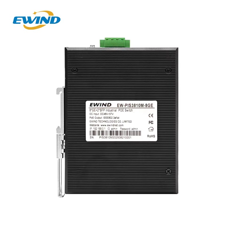 8포트 POE + 2개의 SFP 광섬유 포트, 레이어  - Industrial Switch Din Rail Gigabit 리뷰 및 가격