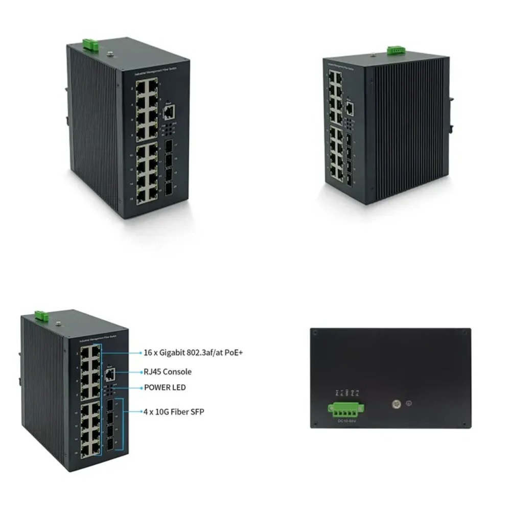 16포트 산업용 기가비트 PoE+ L2 L3 관리형 4 - Poe Switch 16 Port 802.3At 리뷰 및 가격