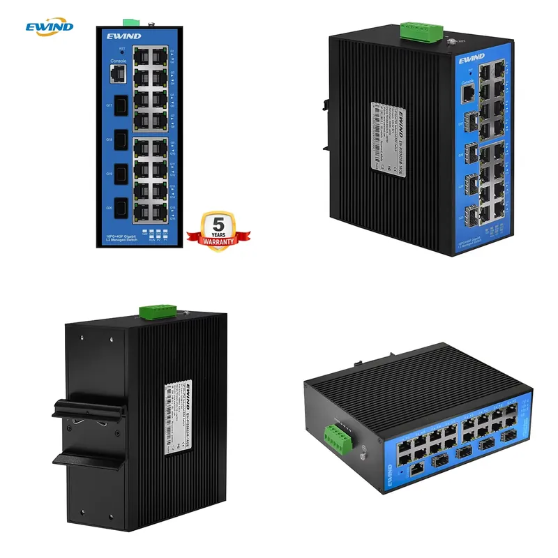 산업용 기가비트 관리형 PoE 스위치 16포트 1000 - Industrial Switch Din Rail Gigabit 리뷰 및 가격