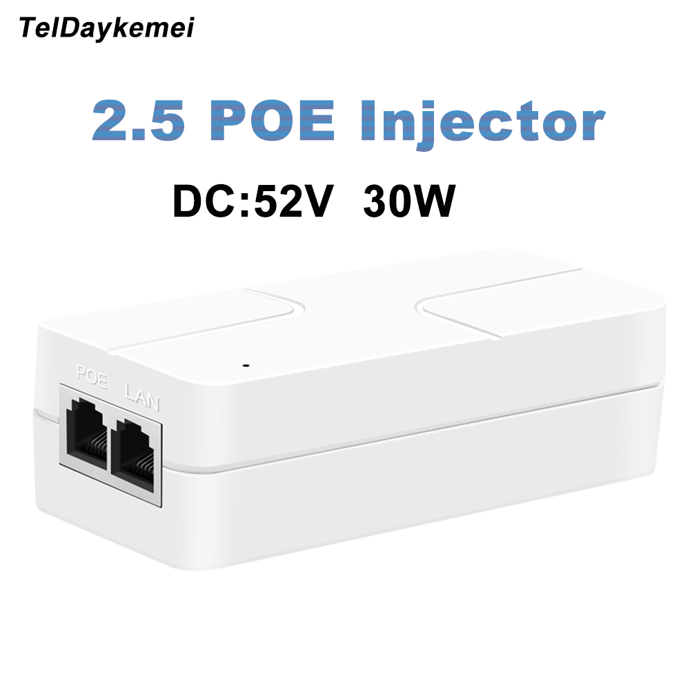 30W 2.5G POE 인젝터 52V 기가비트 이더넷  - Poe Injector Gigabit 30W 리뷰 및 가격