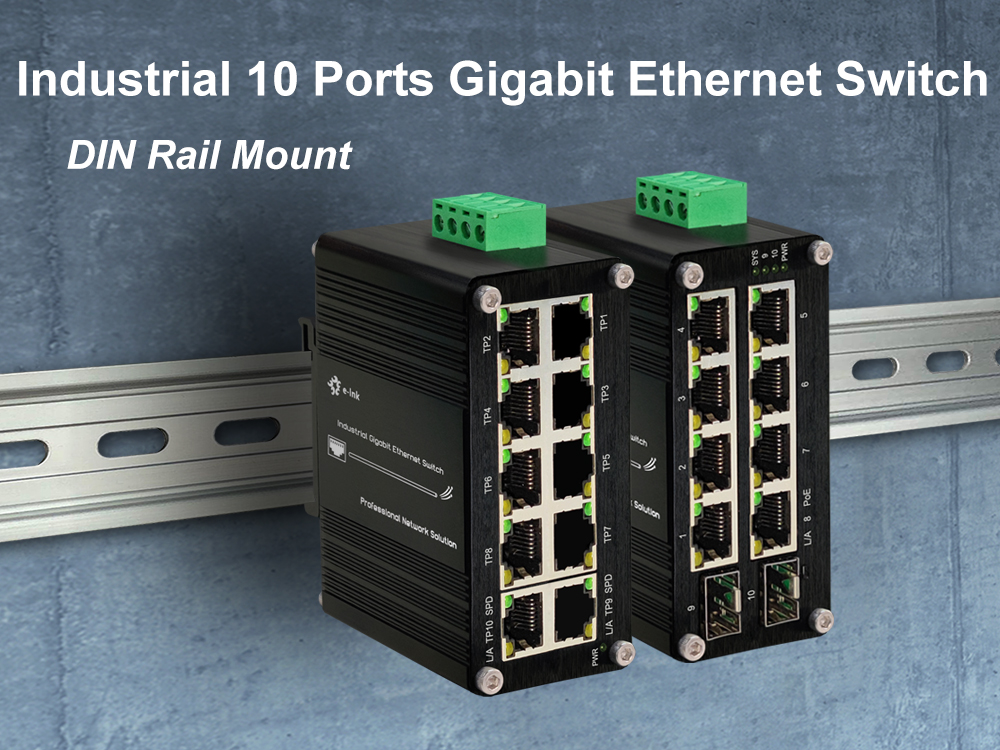산업용 10포트 기가비트 PoE 스위치, 48~57V  - Switch 48 Port Poe Gigabit 리뷰 및 가격