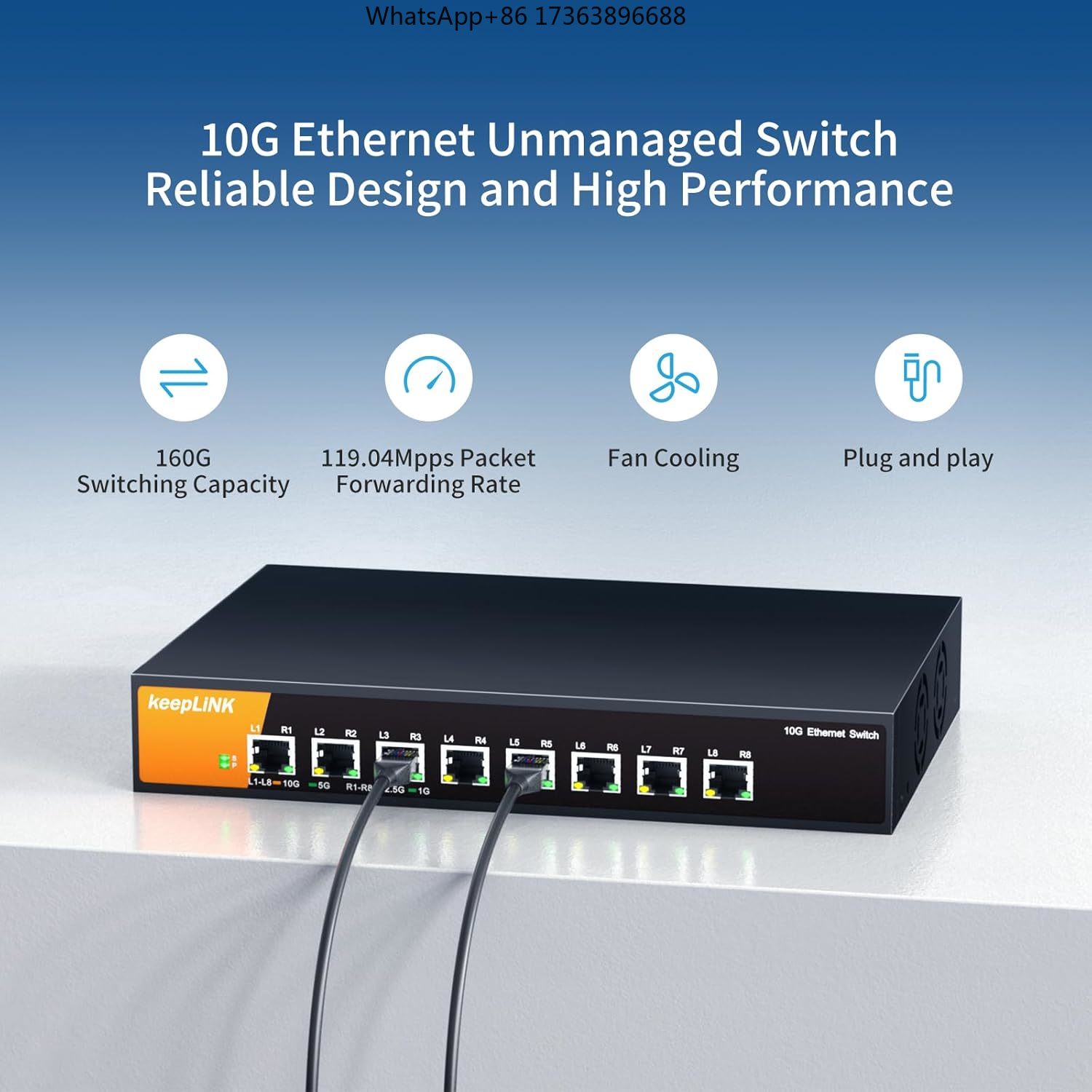 KeepLiNK 8포트 10G 비관리형 이더넷 스위치  - 8 Port 2.5G Switch Unmanaged 리뷰 및 가격