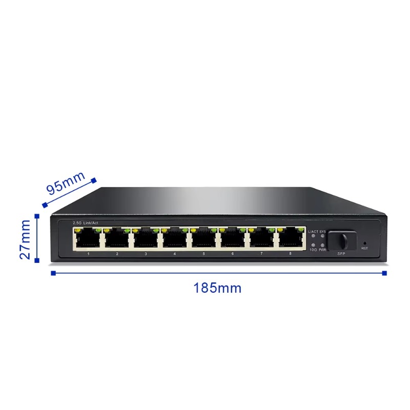 8포트 10/100/1000/2.5G PoE 비관리형  - 8 Port 2.5G Switch Unmanaged 리뷰 및 가격
