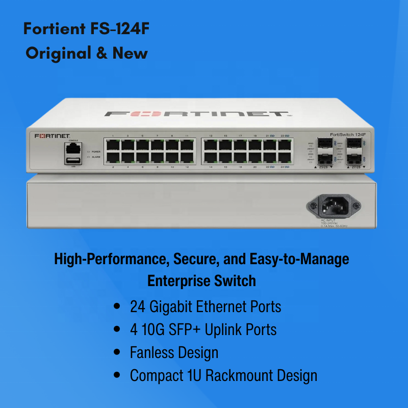 새로운 정품 포티넷 FS-124F 24포트 기가비트 이 - Switch 24 Port 10G Uplink 리뷰 및 가격